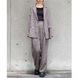 チェックタックストレートパンツ | SpRay | 詳細画像4 