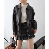 フェイクレザーZipブルゾン | SpRay | 詳細画像17 