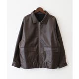 フェイクレザーZipブルゾン | SpRay | 詳細画像21 