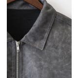 フェイクレザーZipブルゾン | SpRay | 詳細画像25 