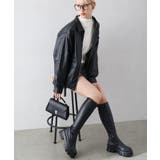 フェイクレザーZipブルゾン | SpRay | 詳細画像44 