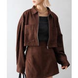 スウェードポンチＺＩＰショートブルゾン | SpRay | 詳細画像11 