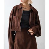 スウェードポンチＺＩＰショートブルゾン | SpRay | 詳細画像12 