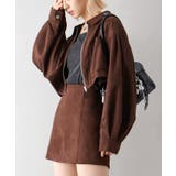 スウェードポンチＺＩＰショートブルゾン | SpRay | 詳細画像16 