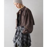 スウェードポンチＺＩＰショートブルゾン | SpRay | 詳細画像23 