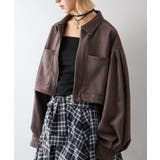 スウェードポンチＺＩＰショートブルゾン | SpRay | 詳細画像26 