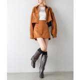 スウェードポンチＺＩＰショートブルゾン | SpRay | 詳細画像4 