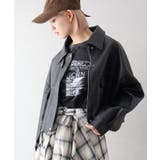 ブラック | ヴィンテージレザーショートブルゾン | SpRay