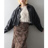 ヴィンテージレザーショートブルゾン | SpRay | 詳細画像13 