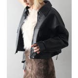 ヴィンテージレザーショートブルゾン | SpRay | 詳細画像14 