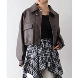 ヴィンテージレザーショートブルゾン | SpRay | 詳細画像4 