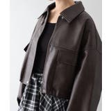 ヴィンテージレザーショートブルゾン | SpRay | 詳細画像8 