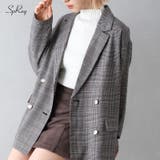 チェックWテーラードジャケット | SpRay | 詳細画像1 