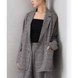 チェックWテーラードジャケット | SpRay | 詳細画像12 