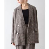 チェックWテーラードジャケット | SpRay | 詳細画像13 