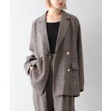 チェックWテーラードジャケット | SpRay | 詳細画像14 