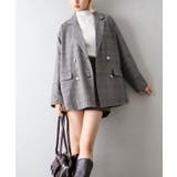 チェックWテーラードジャケット | SpRay | 詳細画像2 