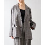 チェックWテーラードジャケット | SpRay | 詳細画像6 