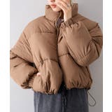 モカ | 中綿スタンドショートジャケット | SpRay