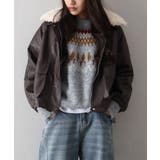 ファー衿フェイクレザーブルゾン | SpRay | 詳細画像14 