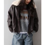 ファー衿フェイクレザーブルゾン | SpRay | 詳細画像16 