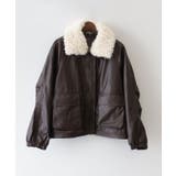 ファー衿フェイクレザーブルゾン | SpRay | 詳細画像28 