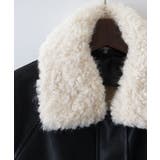 ファー衿フェイクレザーブルゾン | SpRay | 詳細画像30 