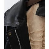 ファー衿フェイクレザーブルゾン | SpRay | 詳細画像36 