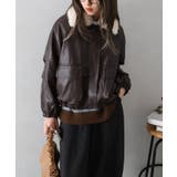 ファー衿フェイクレザーブルゾン | SpRay | 詳細画像40 