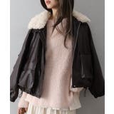 ファー衿フェイクレザーブルゾン | SpRay | 詳細画像44 