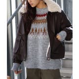 ファー衿フェイクレザーブルゾン | SpRay | 詳細画像5 