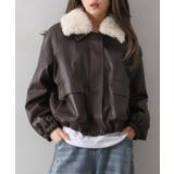 ファー衿フェイクレザーブルゾン | SpRay | 詳細画像49 