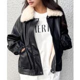 ファー衿フェイクレザーブルゾン | SpRay | 詳細画像55 