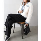 デニム切替ファーブルゾン | SpRay | 詳細画像7 