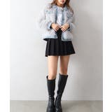 デニム切替ファーブルゾン | SpRay | 詳細画像16 