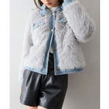 デニム切替ファーブルゾン | SpRay | 詳細画像31 