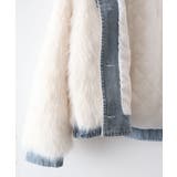 デニム切替ファーブルゾン | SpRay | 詳細画像39 