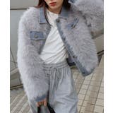 デニム切替ファーブルゾン | SpRay | 詳細画像50 