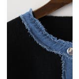 デニムトリムニットジャケット | SpRay | 詳細画像9 