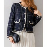 ラメツイードノーカラージャケット | SpRay | 詳細画像17 