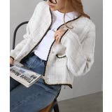 ラメツイードノーカラージャケット | SpRay | 詳細画像30 