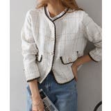 ラメツイードノーカラージャケット | SpRay | 詳細画像34 