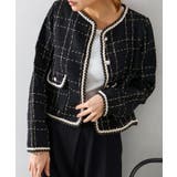 ラメツイードノーカラージャケット | SpRay | 詳細画像6 