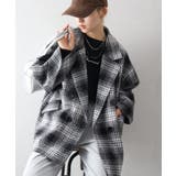 フェイクウール チェックBIGジャケット | SpRay | 詳細画像12