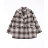 フェイクウール チェックBIGジャケット | SpRay | 詳細画像14