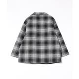 フェイクウール チェックBIGジャケット | SpRay | 詳細画像16