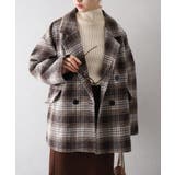 フェイクウール チェックBIGジャケット | SpRay | 詳細画像5