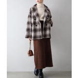 フェイクウール チェックBIGジャケット | SpRay | 詳細画像8