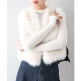 アイボリー | エコファーショートベスト | SpRay