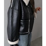 フェイクレザーボアZIPブルゾン | SpRay | 詳細画像12 